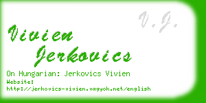 vivien jerkovics business card
